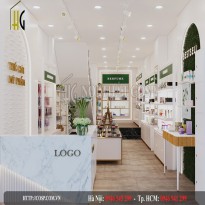 Thiết kế cửa hàng thế giới mỹ phẩm - Hoàng Quốc Việt